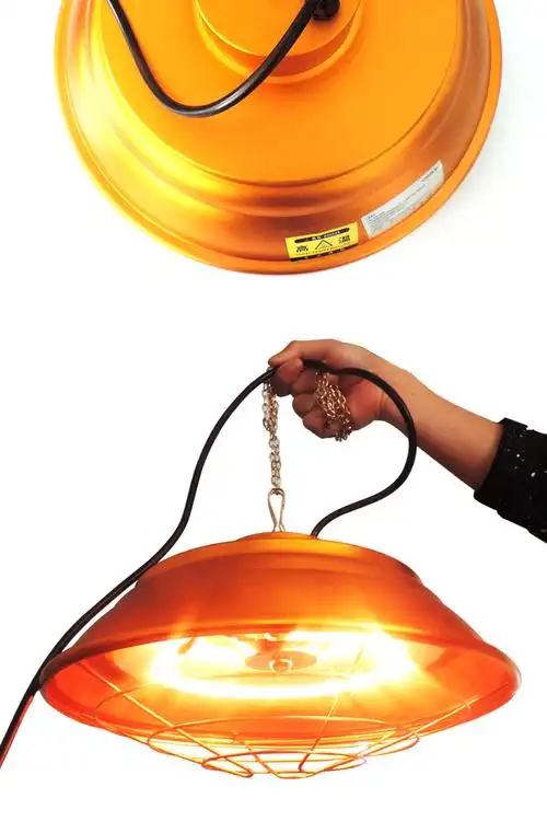 养殖场保温灯卤素养殖取暖灯节能可调温度育雏加热灯养殖设备用品