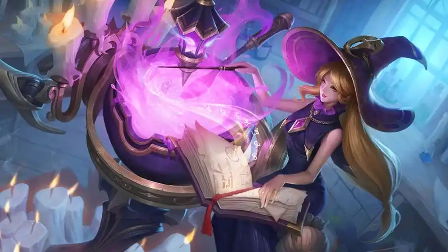 干将莫邪-真爱魔法 王者荣耀4k游戏壁纸,是彼岸图网给您推荐的高清4k