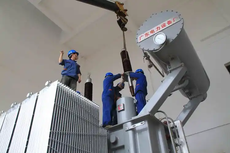 新建变电站-110kv养生谷变电站变压器安装