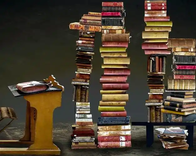 很多书,堆的很高 640x960 iphone 4/4s 壁纸,图片,背景,照片