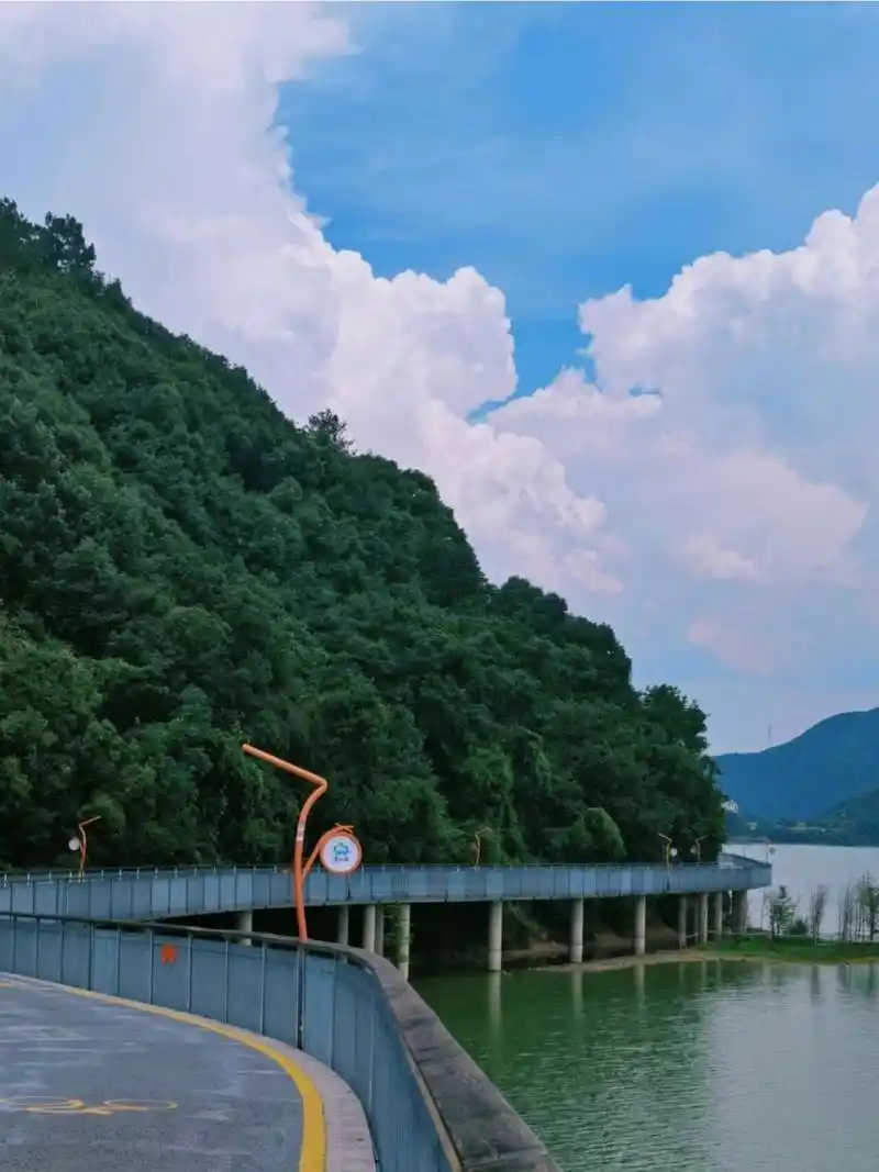 人少好玩|杭州临安青山湖水上森林绿道骑行 90临安青山湖是杭州周边
