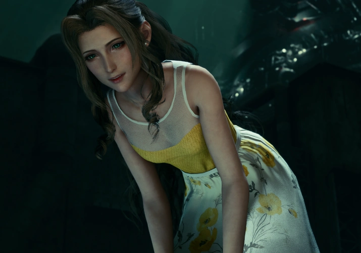 最终幻想7重制版爱丽丝鹅黄色连衣裙mod