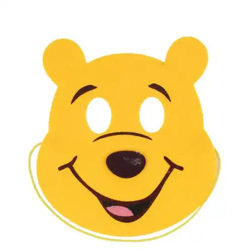 六一儿童节表演装扮无纺布熊猫猴子面具幼儿园卡通动物头饰