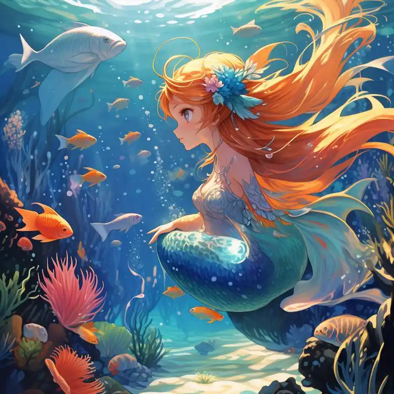 🧜‍♀️美人鱼头像大放送🐟 探索神秘的海底世界,与美人鱼一