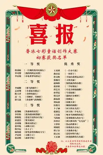 作文大赛获奖名单揭晓!