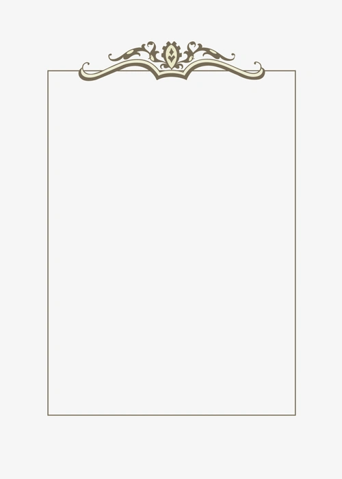 简洁欧式花纹边框素材