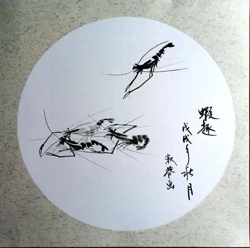 练习画《虾》
