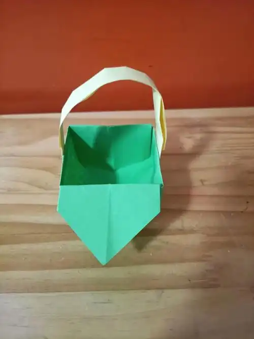 折纸提篮a4大 手工折纸大全-普车都