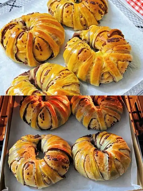 93超松软香甜豆沙面包73原来做法这么简单6015