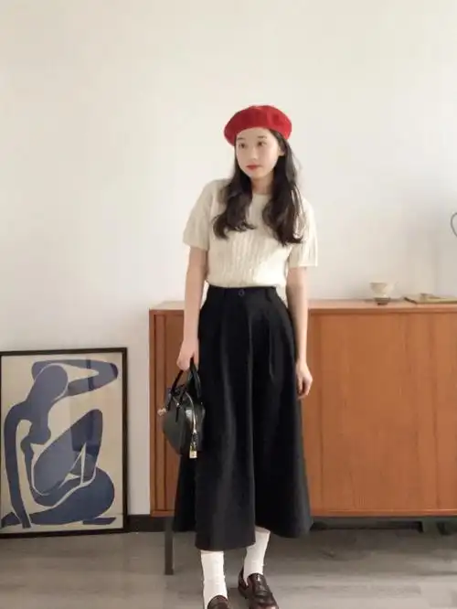 160ootd让小个子秒显高的半身裙