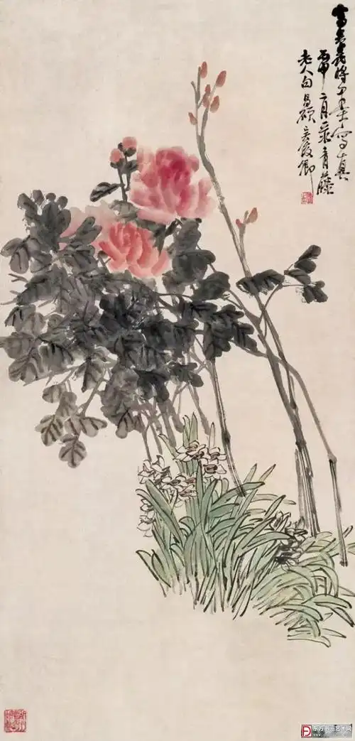 吴昌硕水仙作品展