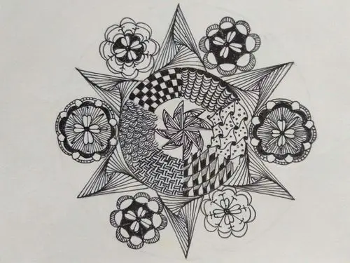 我的禅绕画册――留住美好,分享感动!