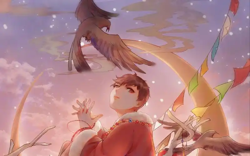 板绘藏海花上的回望