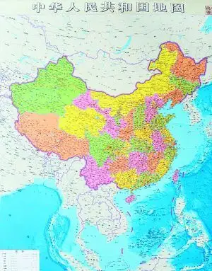 中国地图为什么要竖起来