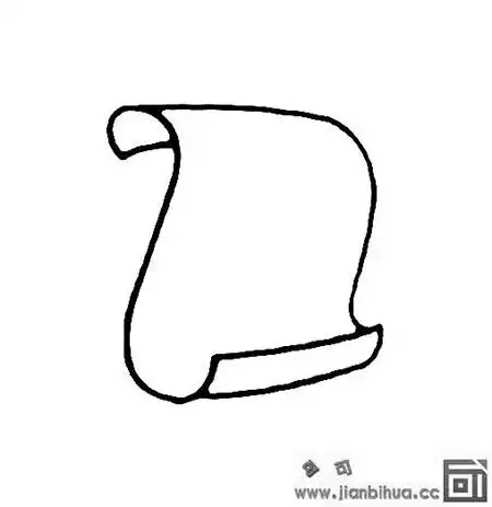 一张白纸简笔画怎么画?