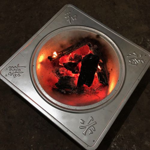 烤火火盆炭火火炉碳盆家用木取暖老式木炭室内烧烤炉