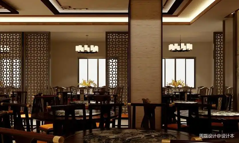新中式餐厅餐饮空间设计图片赏析