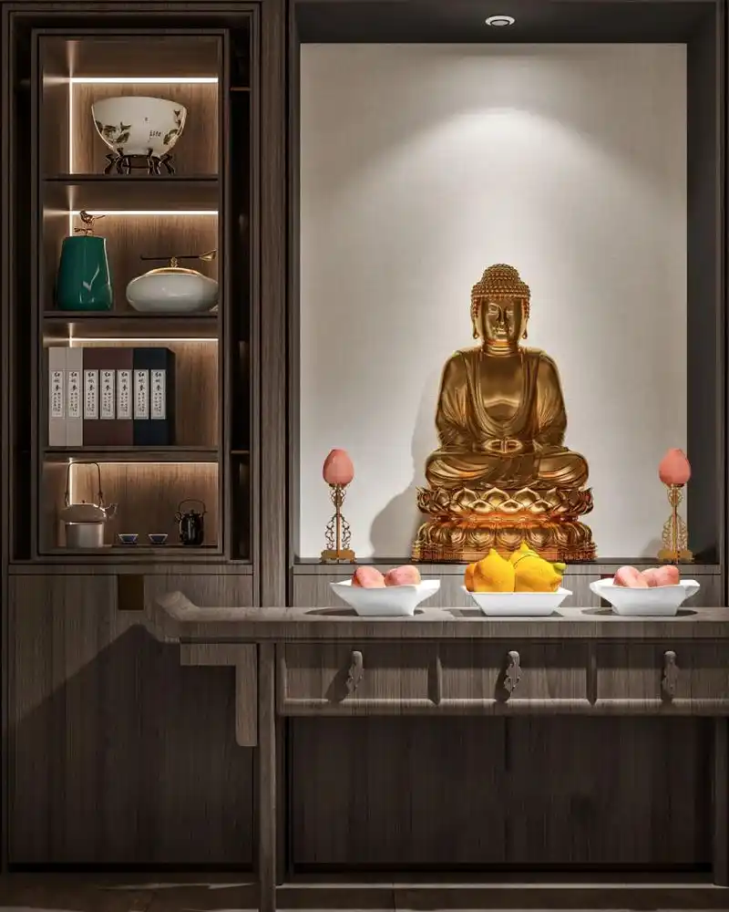 想在家里设计一个佛堂吗?
