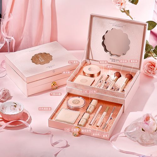 enenu雕花口红彩妆套装全套新手入门化妆品一整套情人节礼物女生