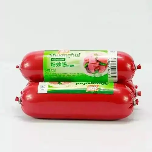 这火腿肠是小时候吃的又红又粗那种吗