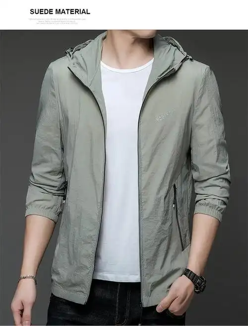 啄木鸟防晒衣男夏季薄款外套男透气大码男士皮肤衣户外钓鱼人休闲夏天