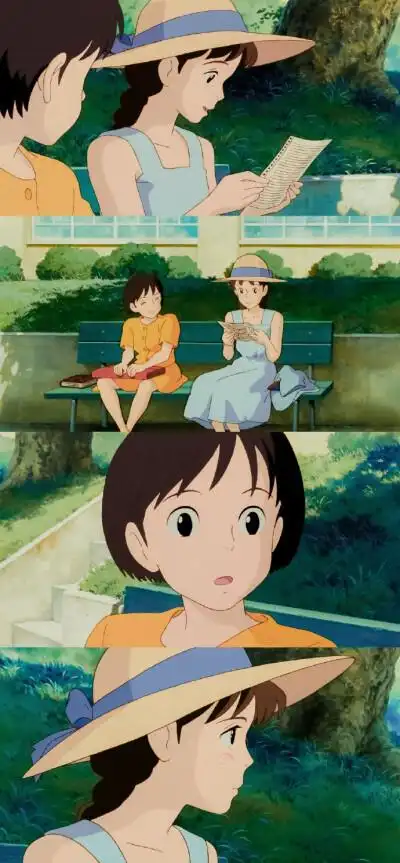宫崎骏《侧耳倾听》高清拼接壁纸