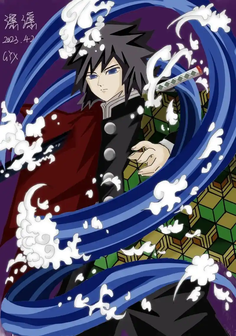 不太一样,本来画的同人在第四张草图,后来觉得还是按照原画风比较帅