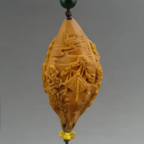 核雕名家王桃兴作品《高山流水》