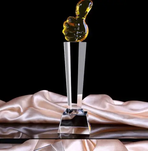 展示与对比:水晶大拇指奖杯定制高端奖杯定做优秀个人奖体育赛事运动