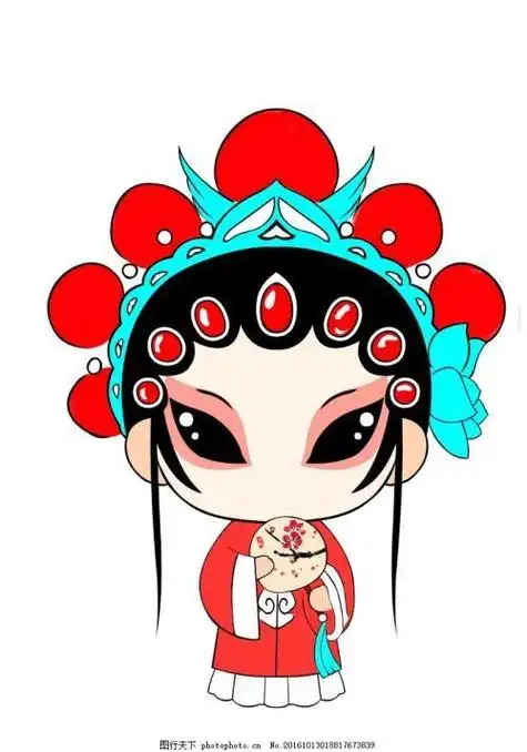 京剧小人简笔画 京剧小人简笔画 可爱 简笔画图片大全-蒲城教育文学网