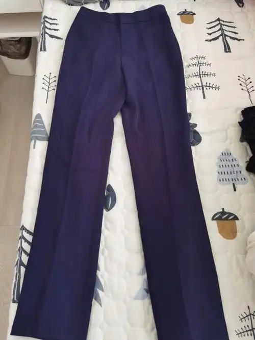 外贸两条藏青色裤子