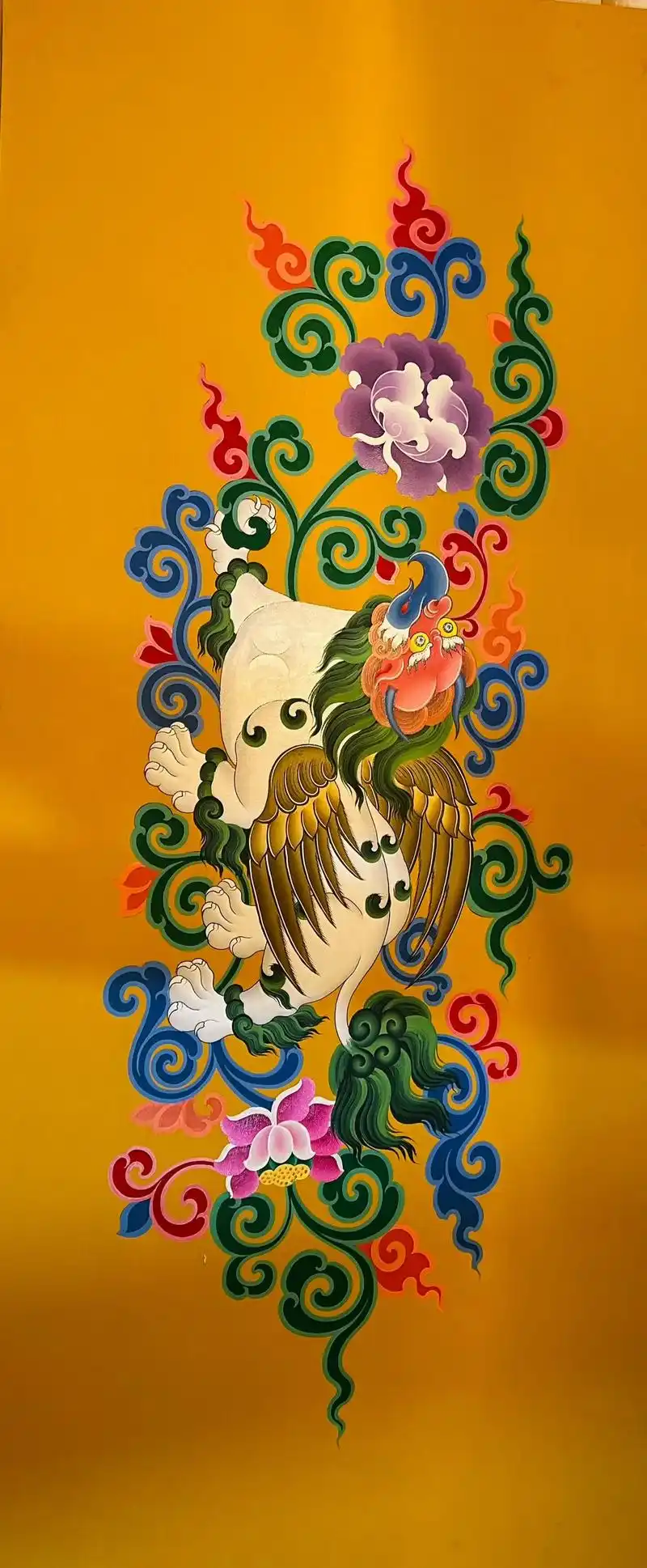 藏式绘画#民族特色民族文化 - 抖音