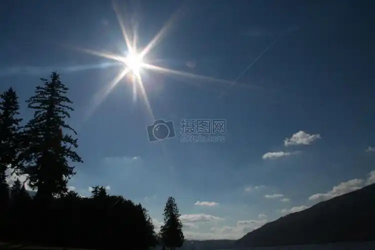 早上升起的太阳