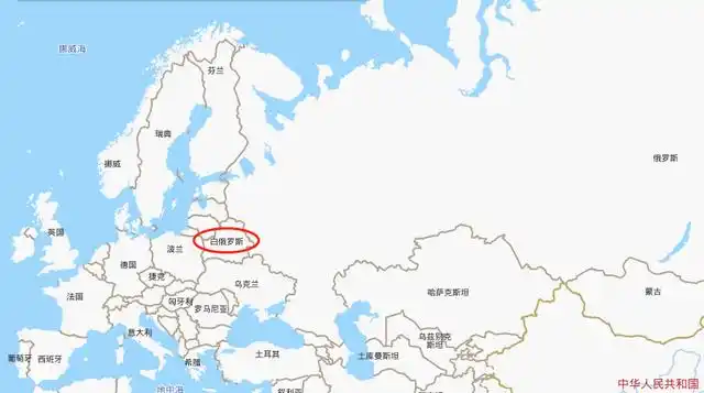 白俄罗斯位置