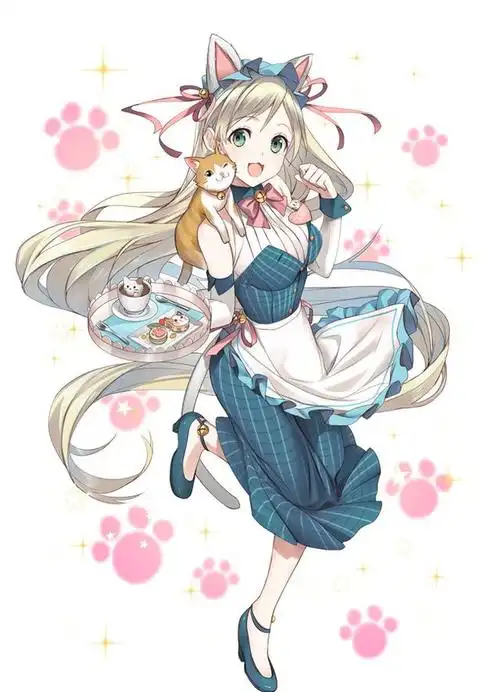 卡通可爱小女孩