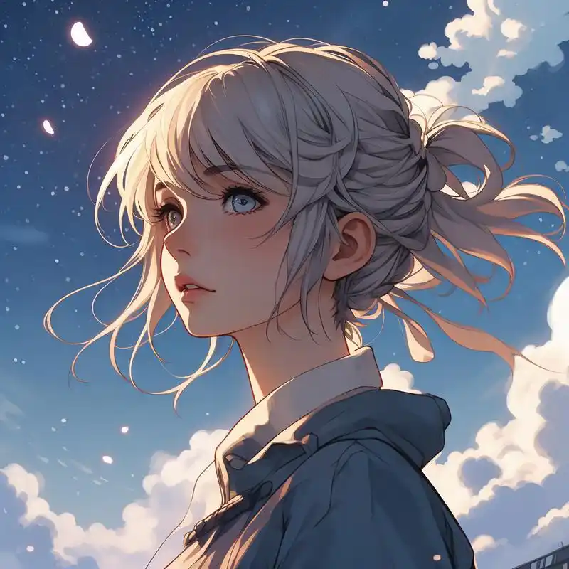 漫画女生头像,仙气可爱94