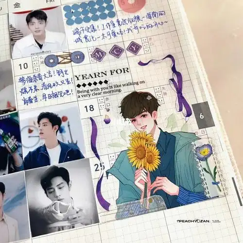 追星手帐肖战国誉自我