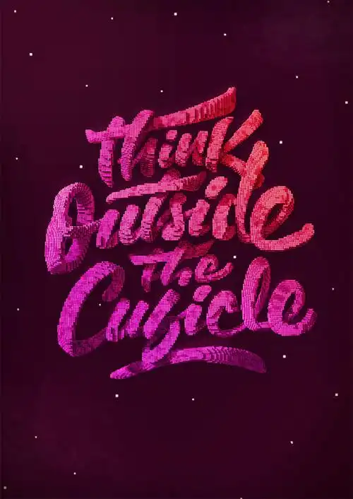 zigorsamaniego创意立体字体设计