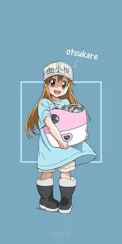 《工作细胞》血小板,动漫全面屏壁纸无水印分享