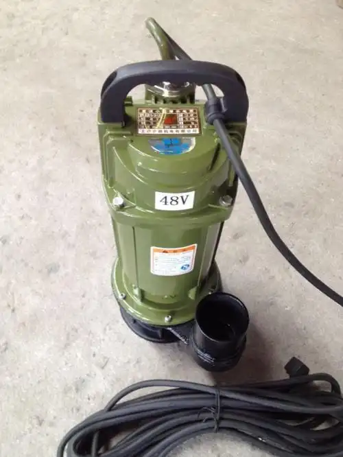 直流水泵家用 农用直流电大功率抽水泵48v60v电动车潜水泵