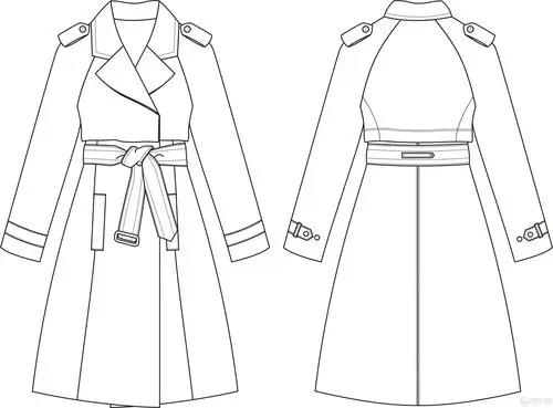 款式图刚毕业时画的款式图