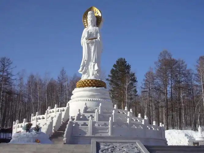 观音山北陲兵哨最北一家中国最北邮局神州北极广场北极村