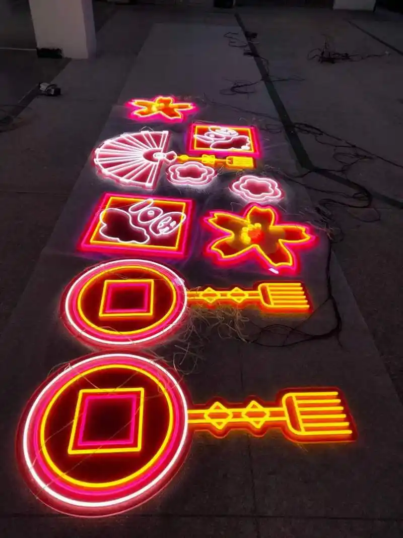 led夜光字 #led夜发光字# led夜发光字效果#发光字类型# led夜晚发光