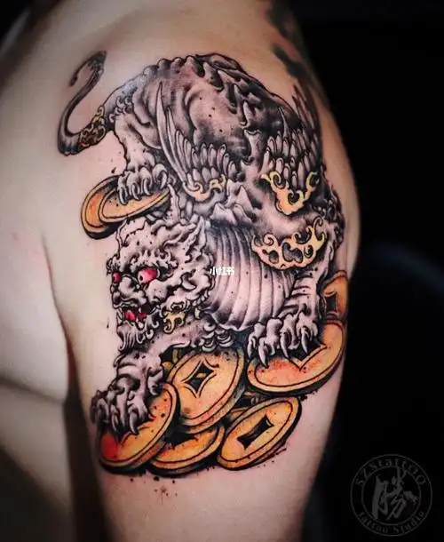 深圳纹身  #tattoo  #招财貔貅  #招财  #貔貅  #罗湖 #国贸 #深圳