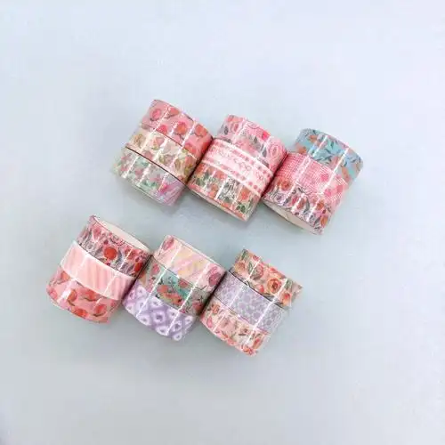 原创手账胶带 手帐胶带 3卷盒装 少女心diy日记装饰和纸胶带-报价
