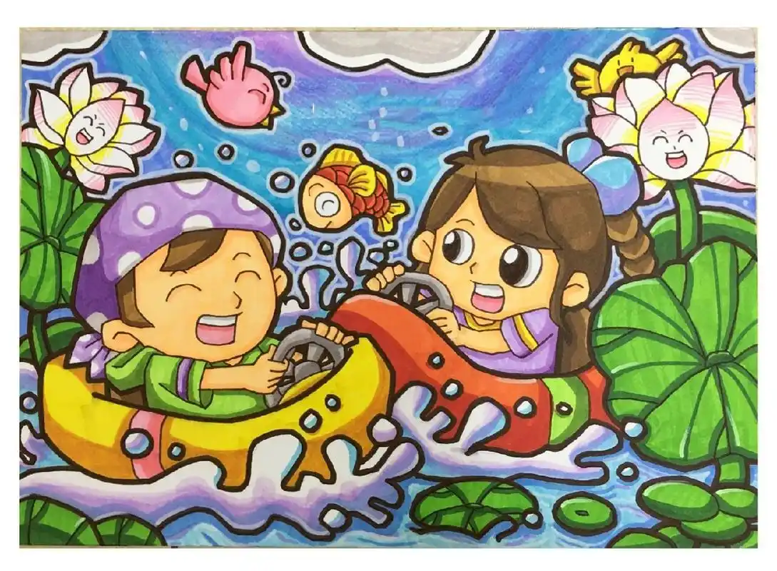 人物 简笔画 蜡笔画 童年 原创作者:丹尼索蜡笔画 童年的乐趣