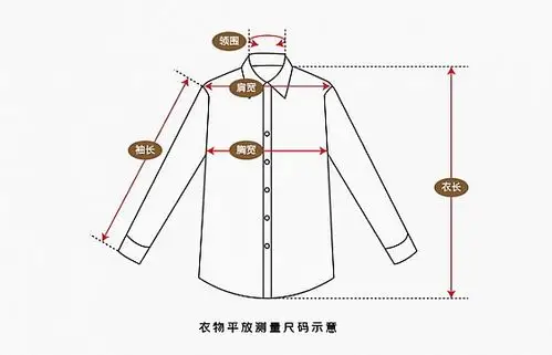 肩宽衣长胸围腰围袖长等衣服尺码测量示意图403197ai矢量图片素材