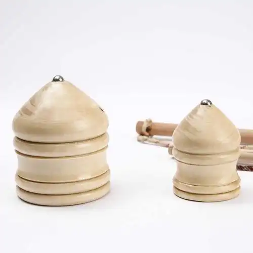 一折冰嘎陀螺成人健身_2019新款冰尜健身木质陀螺木制儿童手动抽绳铊