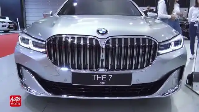 2020款宝马760li xdrive车展实拍,近距离了解外观与内饰