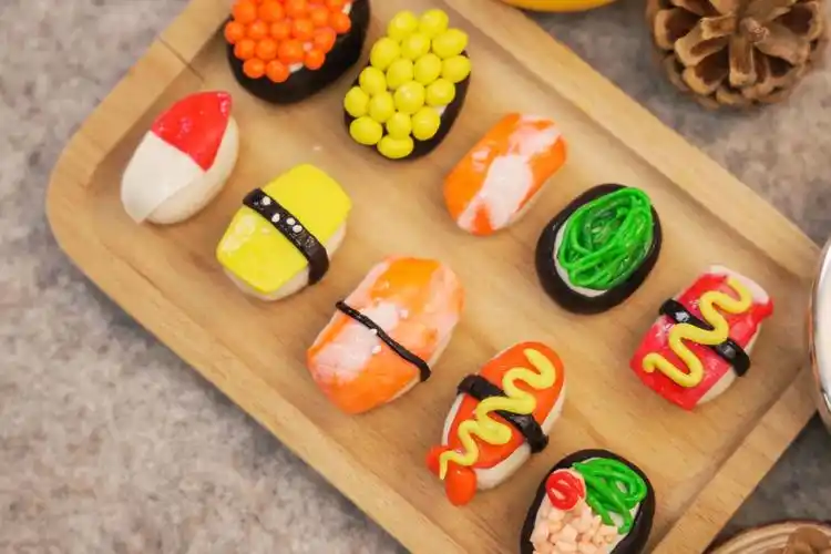 超轻粘土可可爱爱寿司